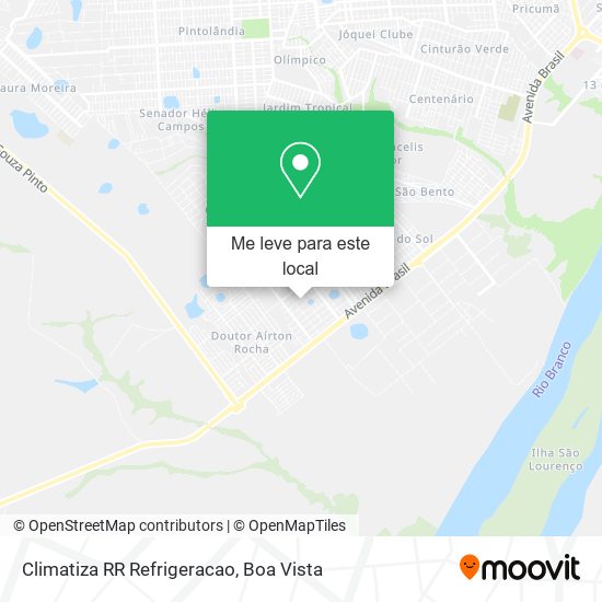 Climatiza RR Refrigeracao mapa