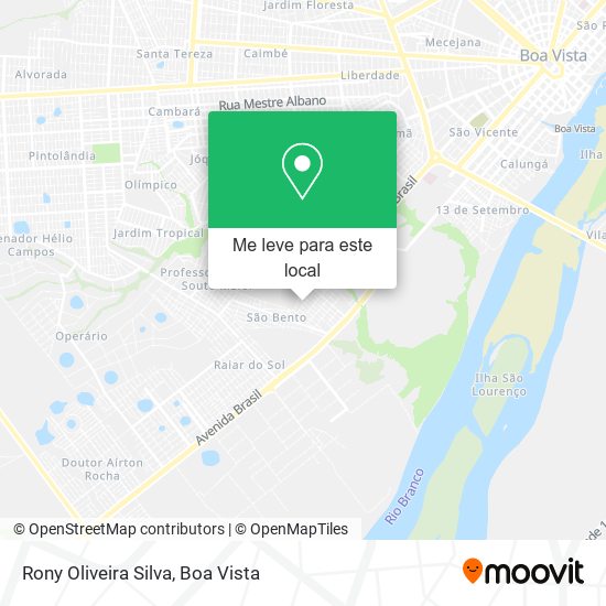 Rony Oliveira Silva mapa