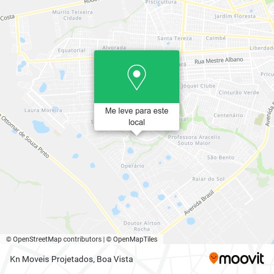 Kn Moveis Projetados mapa