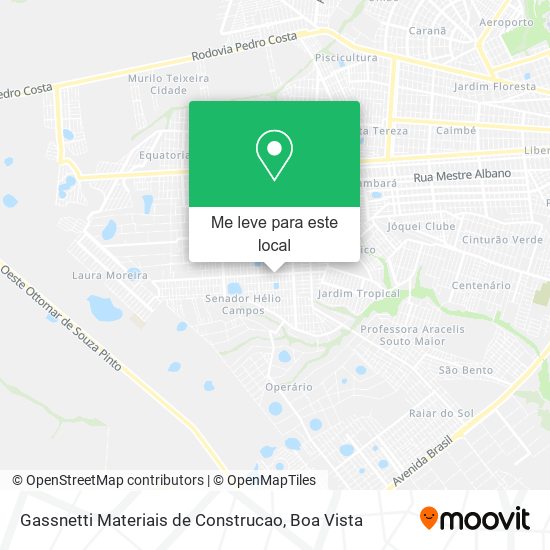 Gassnetti Materiais de Construcao mapa