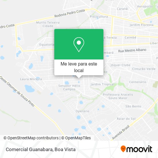 Comercial Guanabara mapa