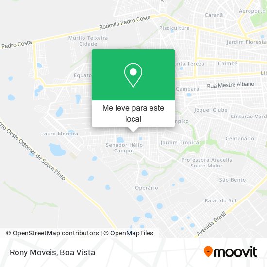 Rony Moveis mapa