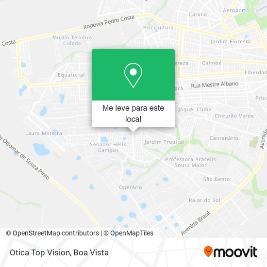 Otica Top Vision mapa