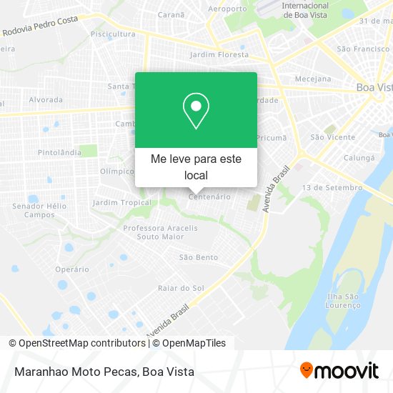 Maranhao Moto Pecas mapa