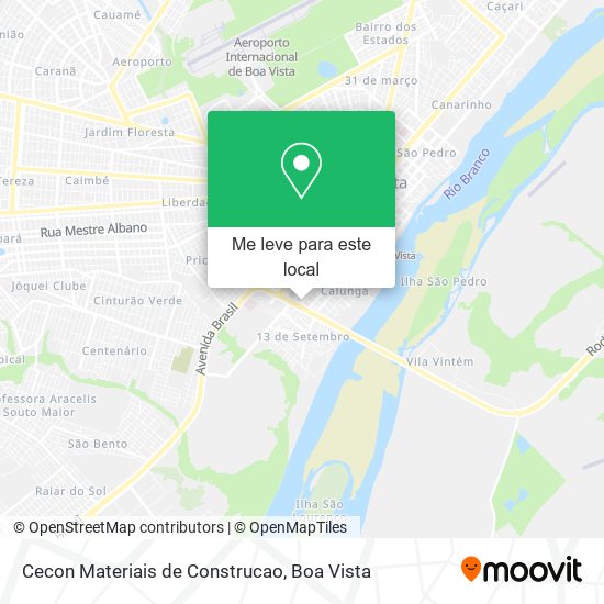 Cecon Materiais de Construcao mapa