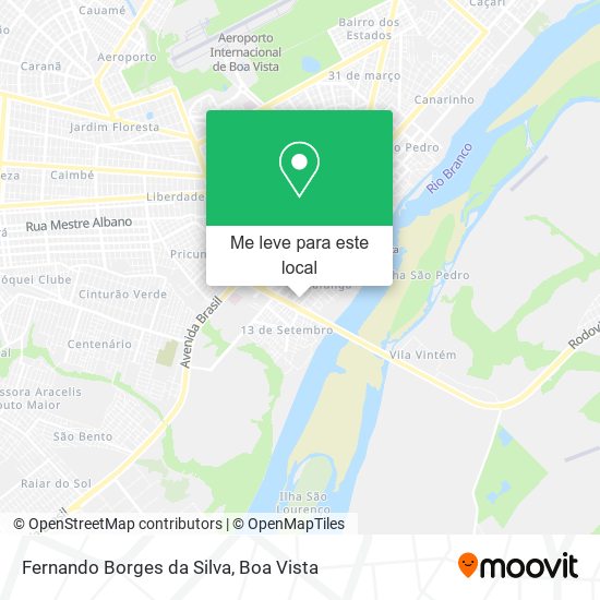 Fernando Borges da Silva mapa