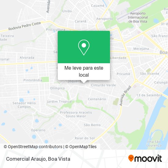 Comercial Araujo mapa