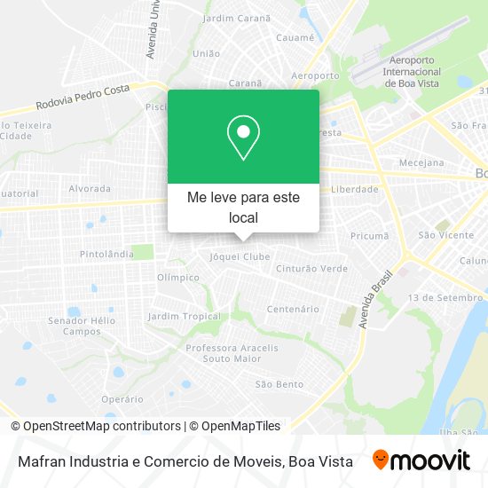 Mafran Industria e Comercio de Moveis mapa