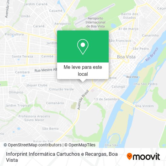 Inforprint Informática Cartuchos e Recargas mapa