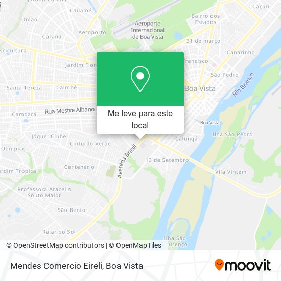 Mendes Comercio Eireli mapa