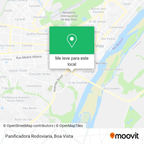 Panificadora Rodoviaria mapa