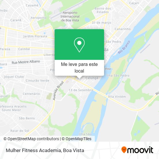 Mulher Fitness Academia mapa