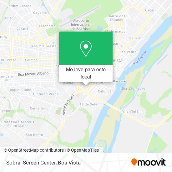 Sobral Screen Center mapa