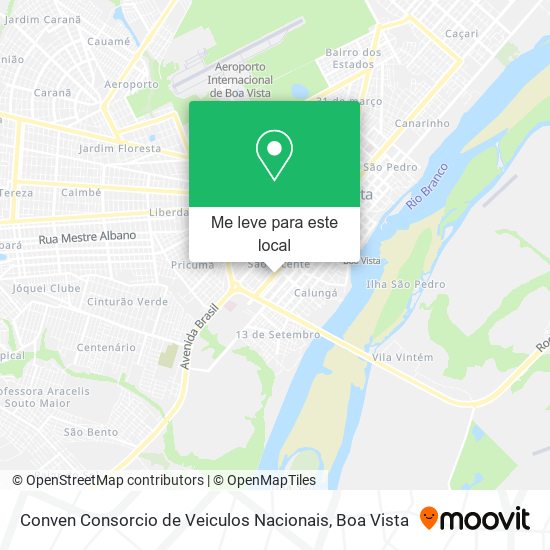 Conven Consorcio de Veiculos Nacionais mapa