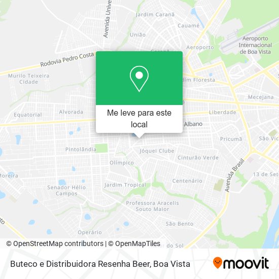 Buteco e Distribuidora Resenha Beer mapa