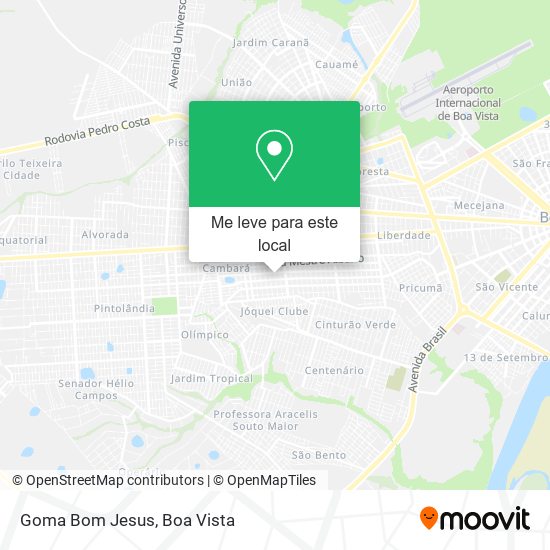 Goma Bom Jesus mapa