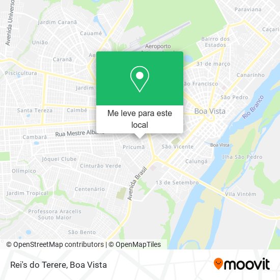 Rei's do Terere mapa