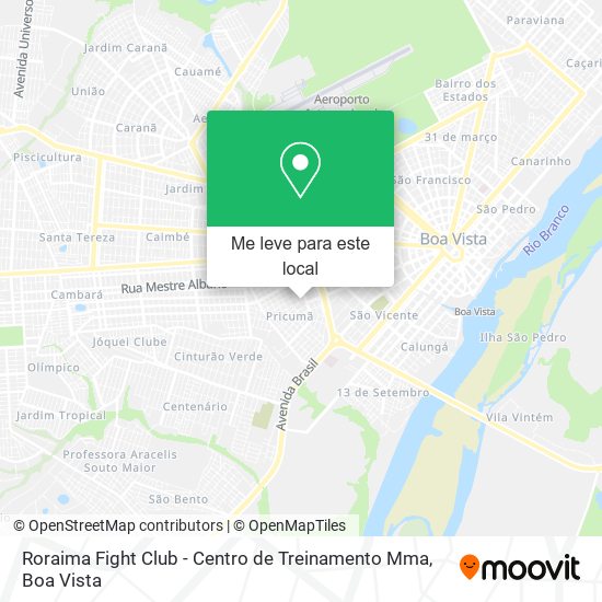 Roraima Fight Club - Centro de Treinamento Mma mapa