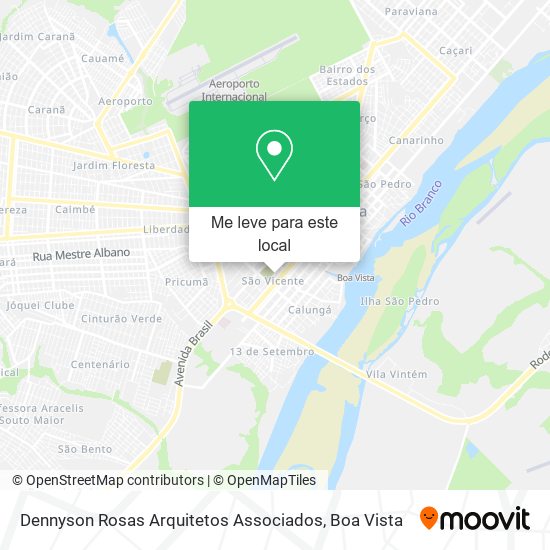Dennyson Rosas Arquitetos Associados mapa