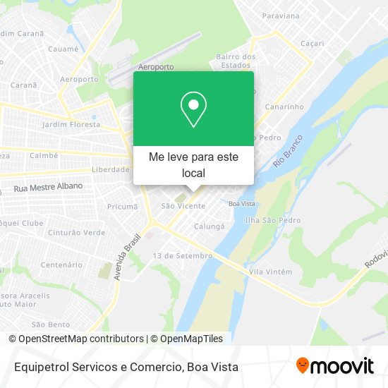 Equipetrol Servicos e Comercio mapa