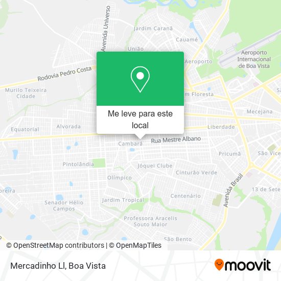 Mercadinho Ll mapa