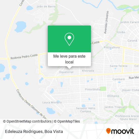 Edeleuza Rodrigues mapa