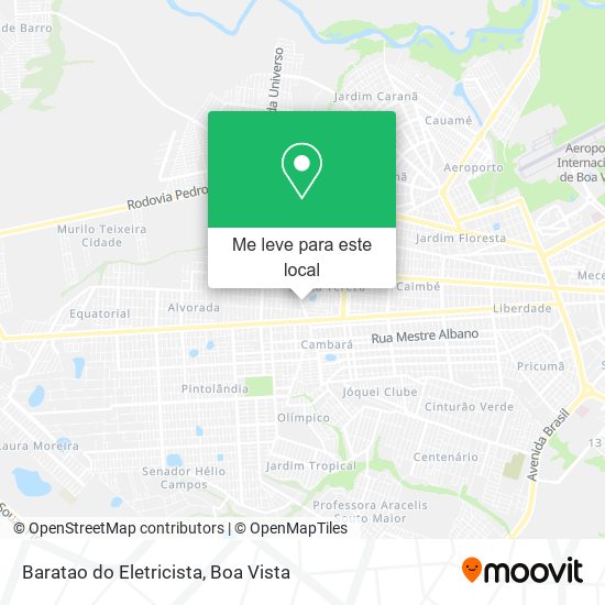 Baratao do Eletricista mapa