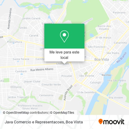 Java Comercio e Representacoes mapa