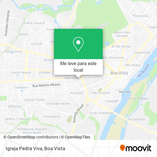 Igreja Pedra Viva mapa