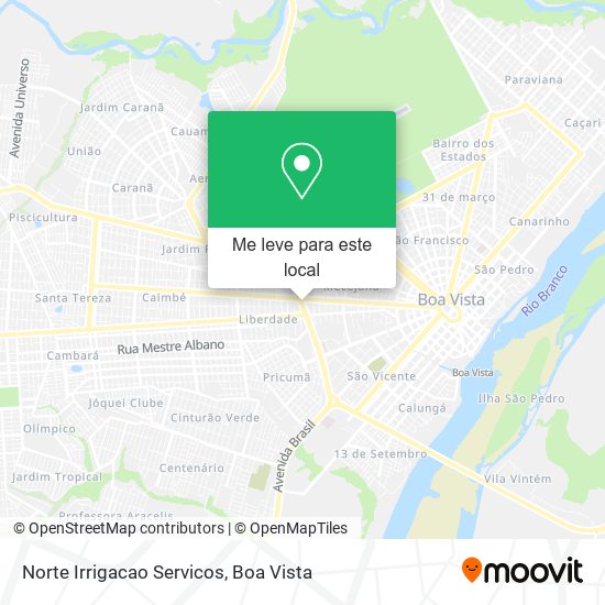 Norte Irrigacao Servicos mapa