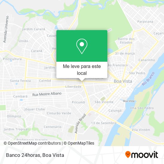 Banco 24horas mapa