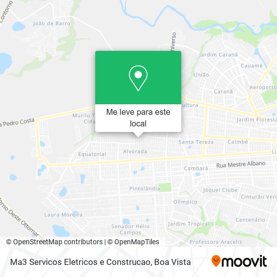 Ma3 Servicos Eletricos e Construcao mapa