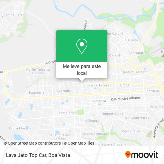 Lava Jato Top Car mapa