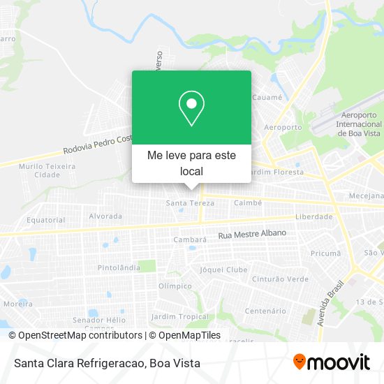 Santa Clara Refrigeracao mapa