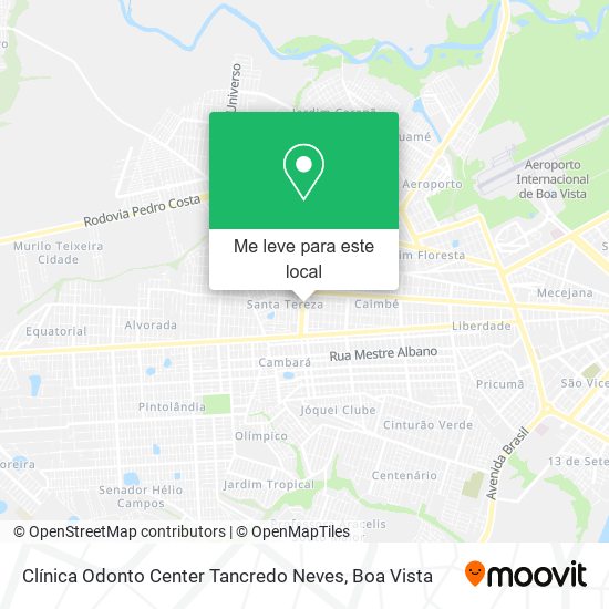 Clínica Odonto Center Tancredo Neves mapa