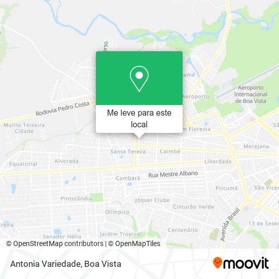 Antonia Variedade mapa