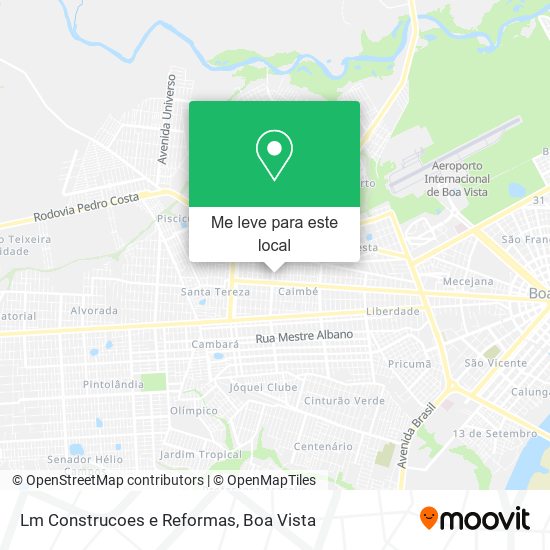 Lm Construcoes e Reformas mapa