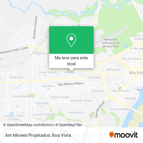 Ant Moveis Projetados mapa