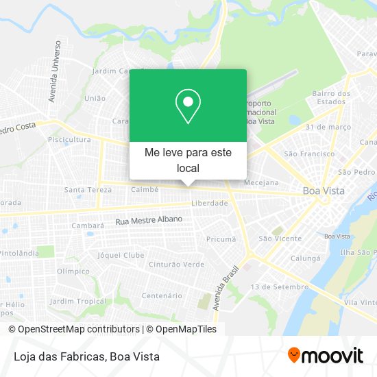 Loja das Fabricas mapa