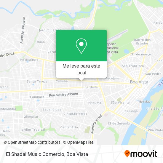 El Shadai Music Comercio mapa