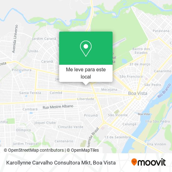 Karollynne Carvalho Consultora Mkt mapa