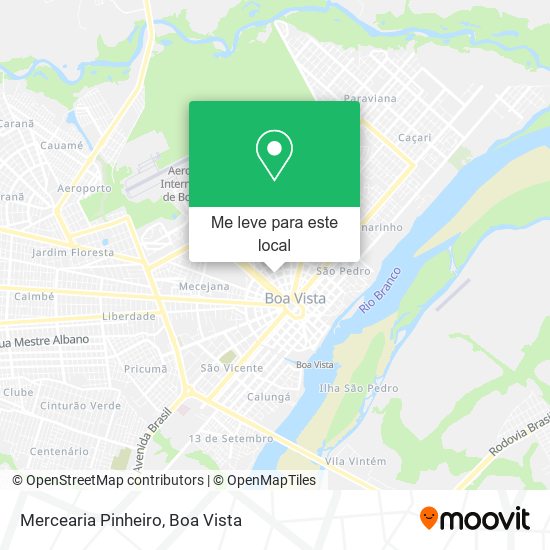 Mercearia Pinheiro mapa