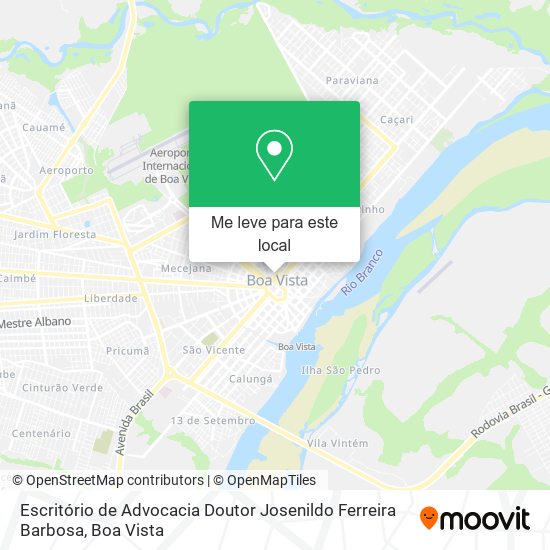 Escritório de Advocacia Doutor Josenildo Ferreira Barbosa mapa