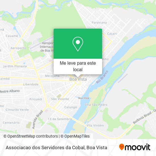 Associacao dos Servidores da Cobal mapa