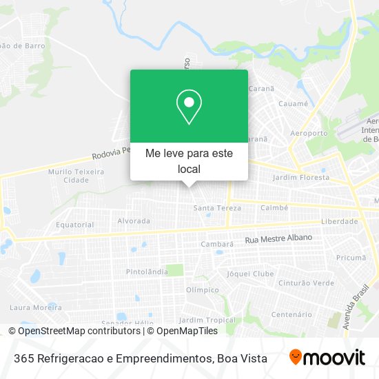 365 Refrigeracao e Empreendimentos mapa