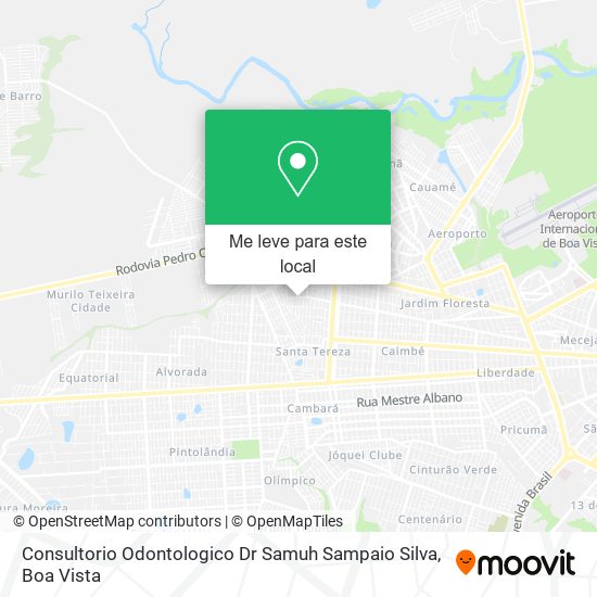 Consultorio Odontologico Dr Samuh Sampaio Silva mapa