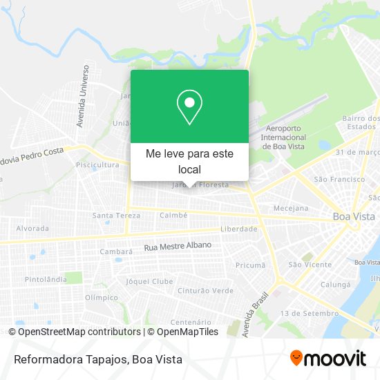 Reformadora Tapajos mapa