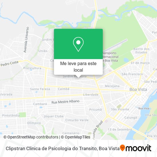 Clipstran Clinica de Psicologia do Transito mapa