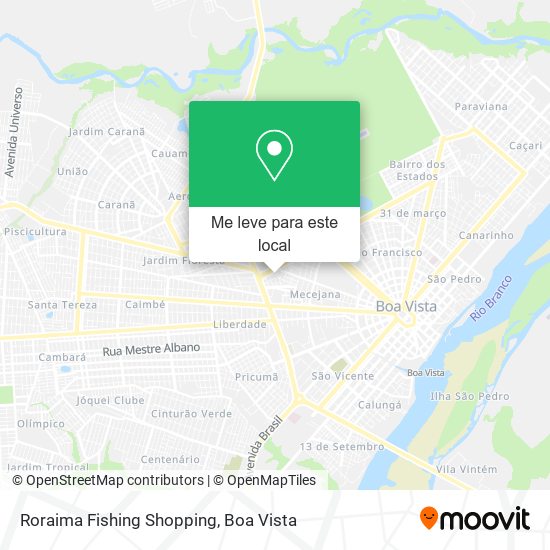 Roraima Fishing Shopping mapa