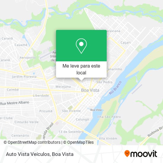 Auto Vista Veículos mapa